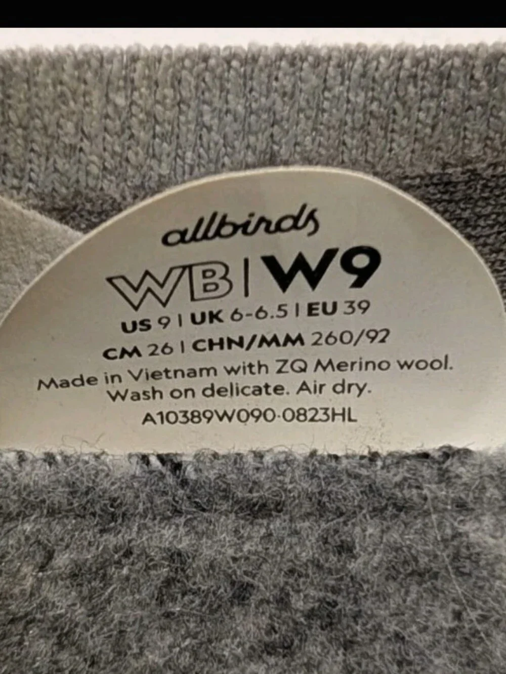 Allbirds Tree Breezer Ballet Shoes Flats 9 Merino Wool Sustainable